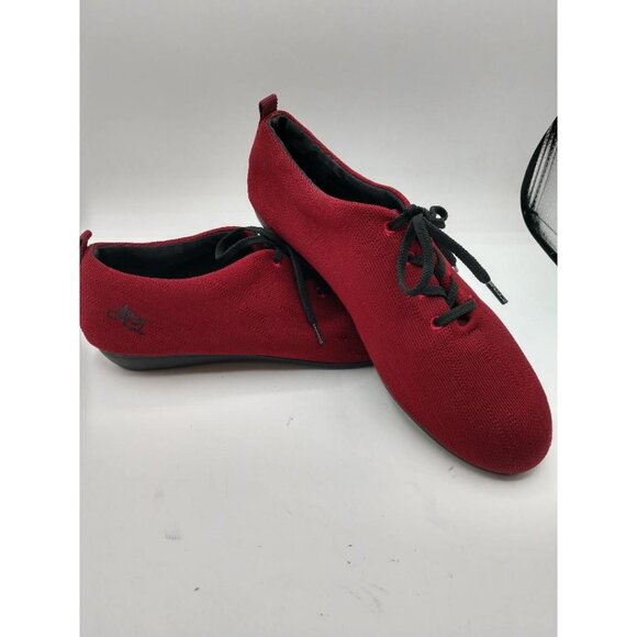 ATBT Forever Wilna 9M Red Textile Upper Lace-Up Casual Shoes For Women Size 9M - Picture 4 of 6